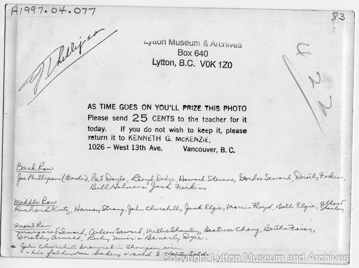 Archives Number 0083_back